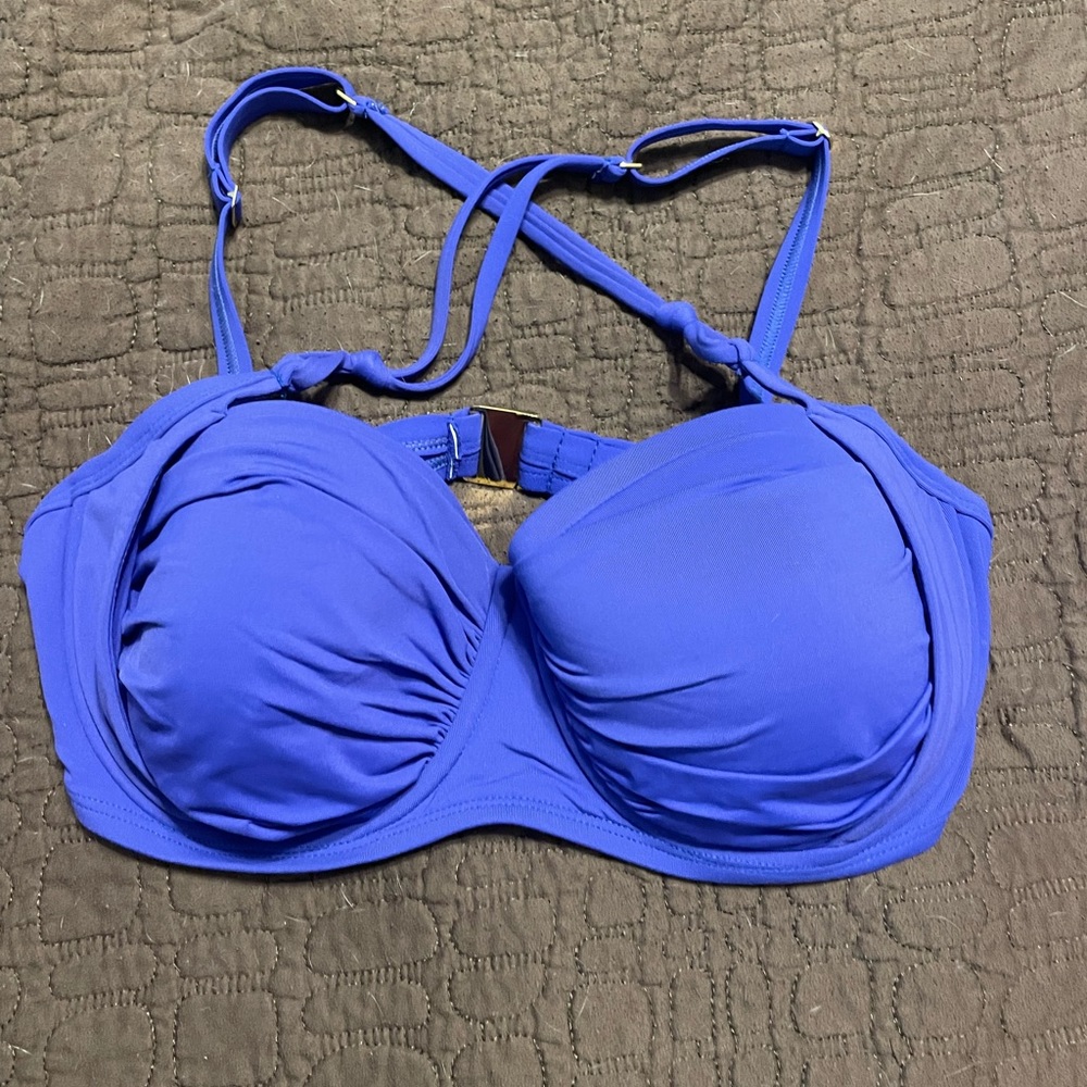 Bleu Rod Beattie top (Crossed straps)